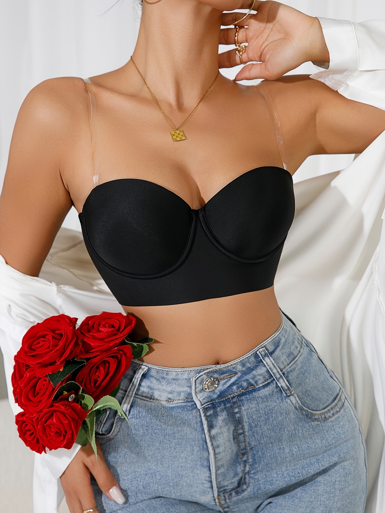 Smooth Surface Gathering Bra for a Beautiful Back