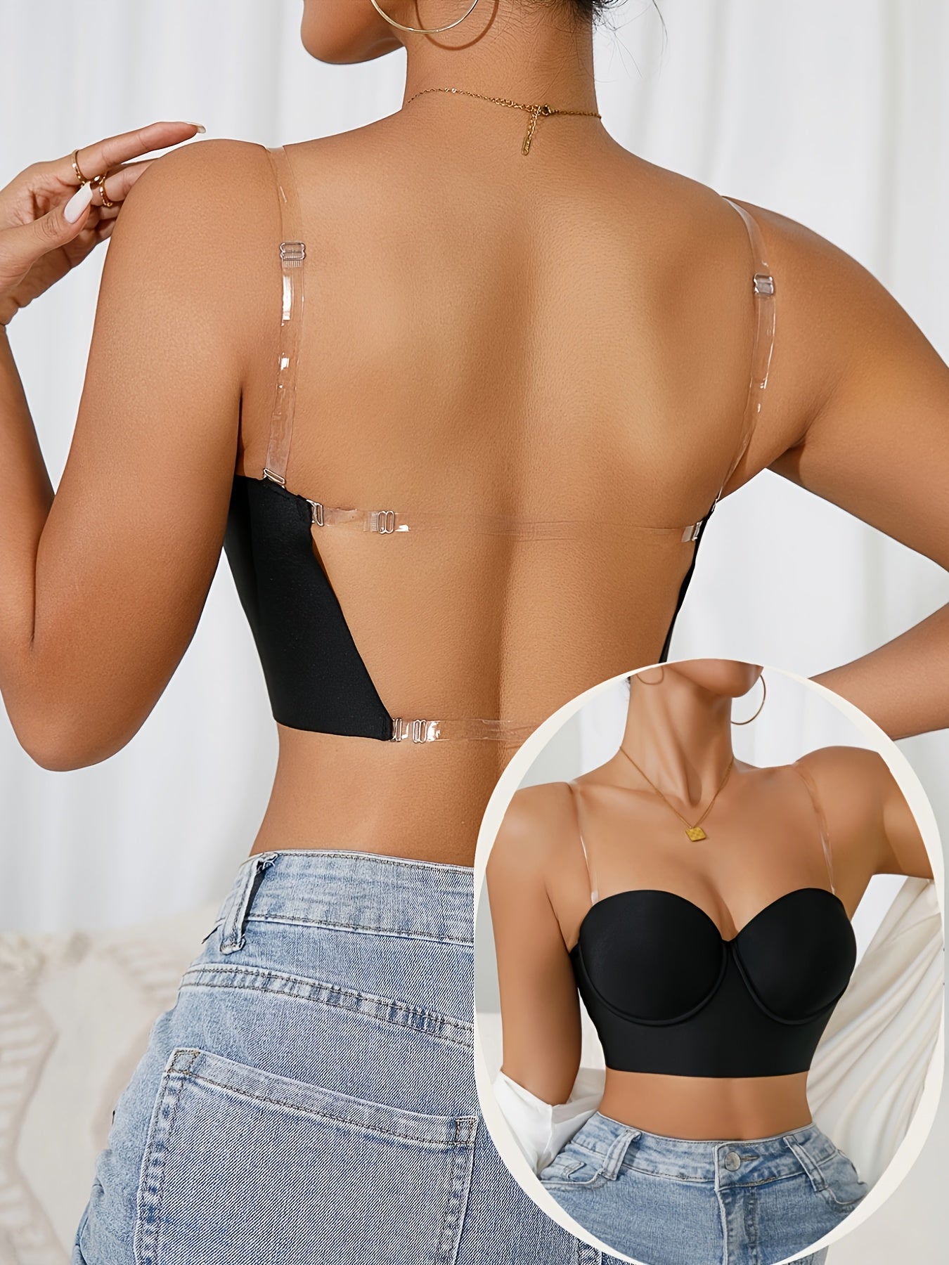 Smooth Surface Gathering Bra for a Beautiful Back