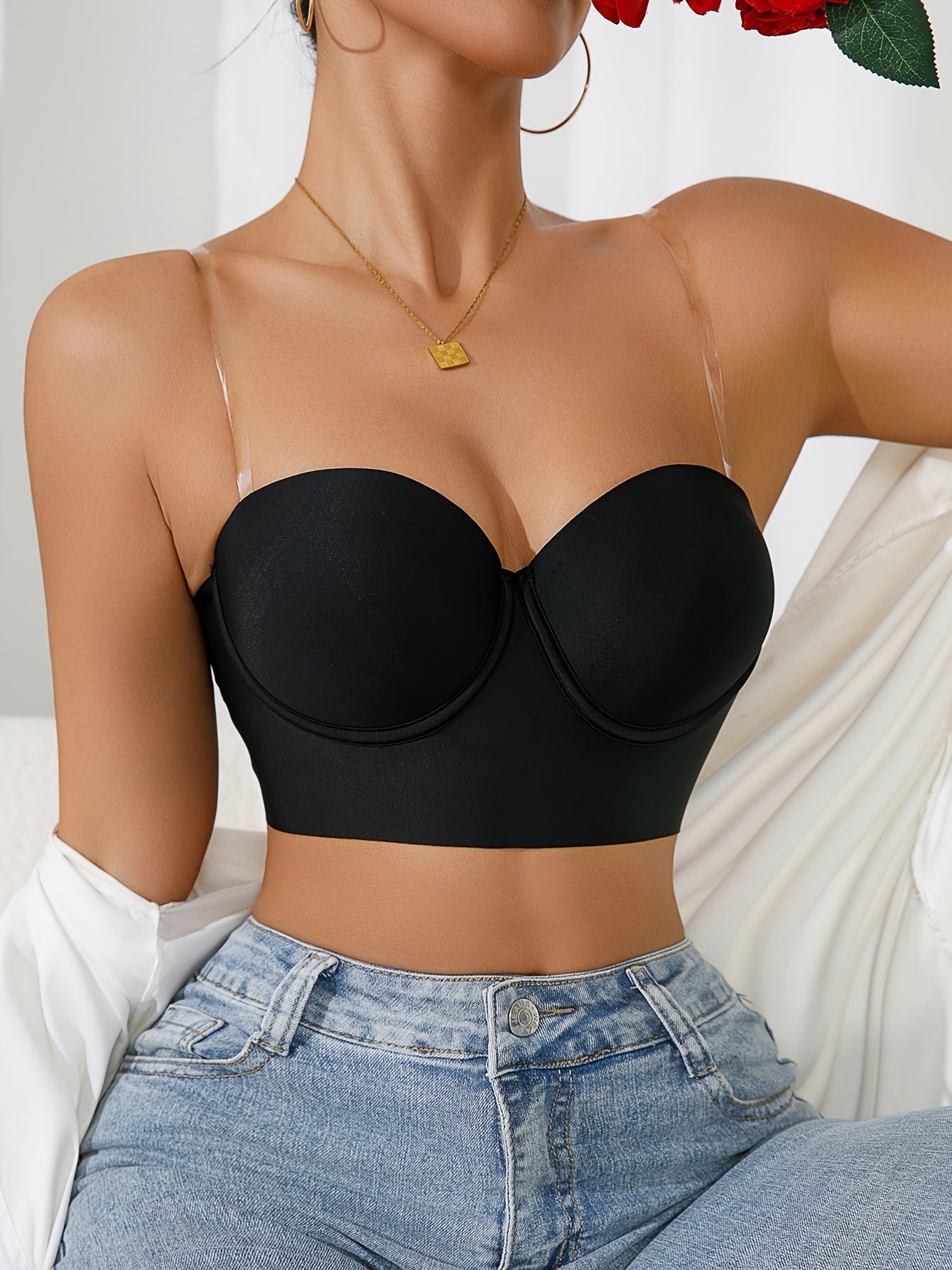 Smooth Surface Gathering Bra for a Beautiful Back